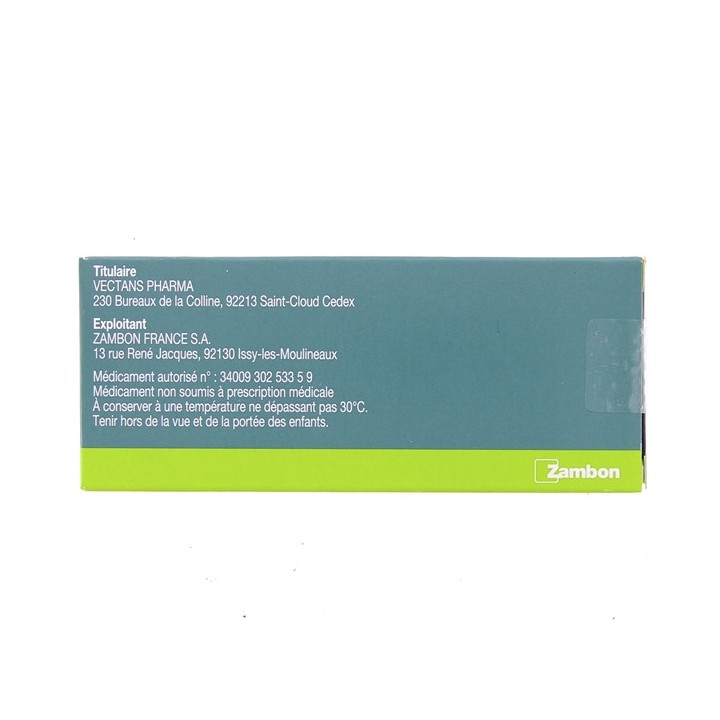 Virpax 50mg x1cpr buccogingival muco-adhésif - Zambon - IllicoPharma