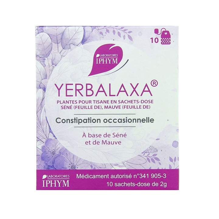 Yerbalaxa tisane 10 sachets, Digestion, transit, e-Pharmacie IllicoPharma