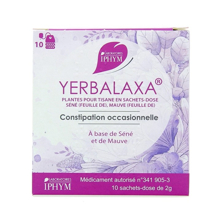 Yerbalaxa tisane 10 sachets, Digestion, transit, e-Pharmacie IllicoPharma