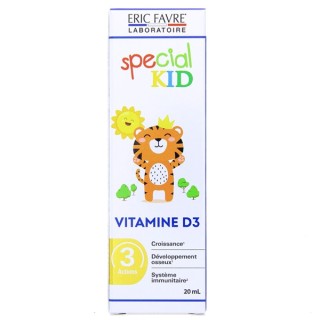 SPECIAL KID Vitamine D3 Goutte 20ml Eric Favre - IllicoPharma