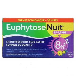 Euphytose Nuit LP 1,9mg - 30 comprimés à libération prolongée - Bayer
