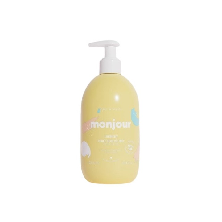Liniment Huile d'Olive Bio 500ml – Monjour – IllicoPharma