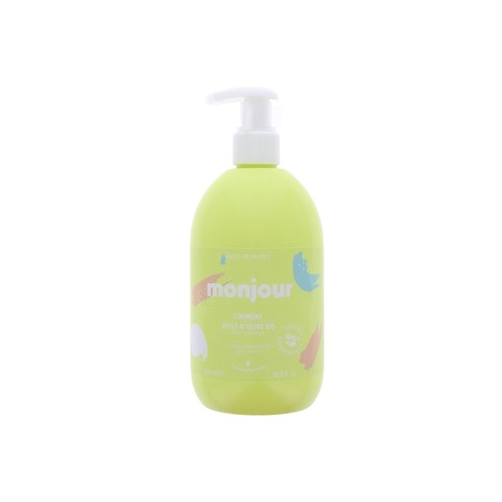 Liniment Huile d'Olive Bio 500ml – Monjour – IllicoPharma