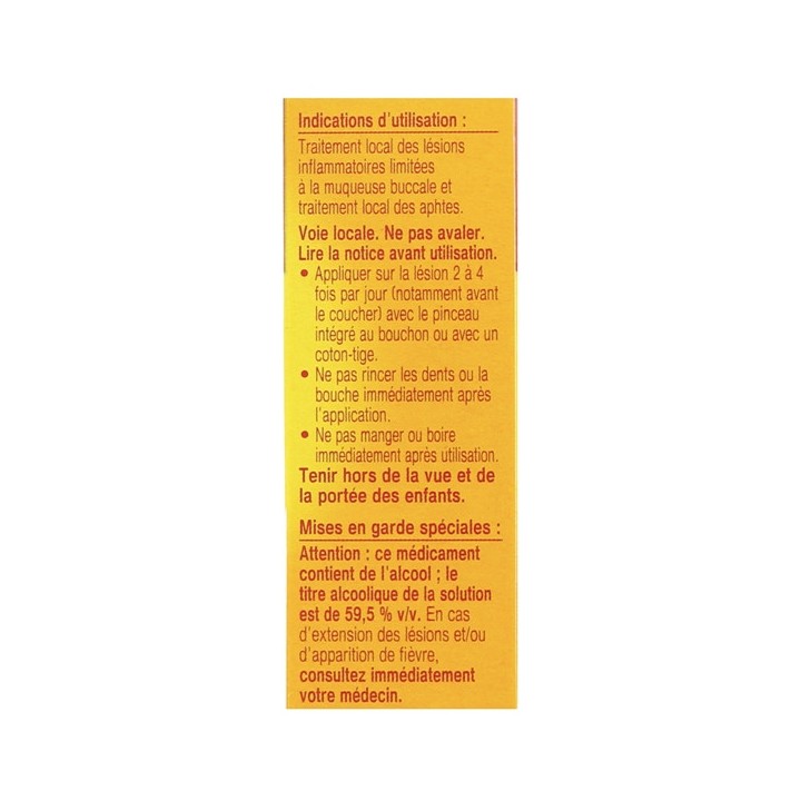 Pyralvex solution buccale, Médicament Aphtes, ulcération buccale - IllicoPharma