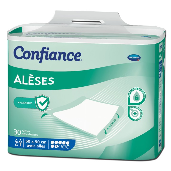 Confiance Alèses 7G 60cmx90cm + Ailes bordables Hartmann - IllicoPharma