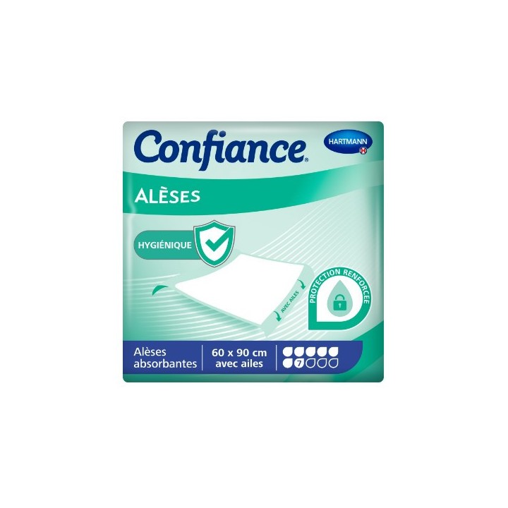 Confiance Alèses 7G 60cmx90cm + Ailes bordables Hartmann - IllicoPharma