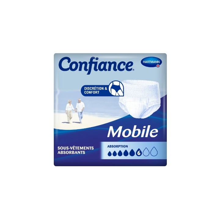 Confiance Mobile Sous-vêtements Absorbants 6G Hartmann - IllicoPharma