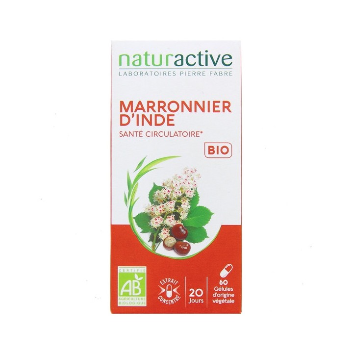 Marronnier d'Inde Bio x60 gélules végétales Naturactive - IllicoPharma