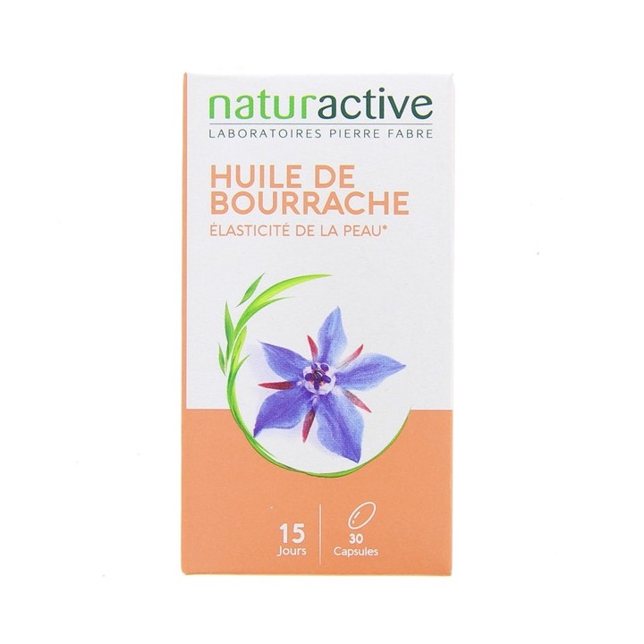 Huile de Bourrache x30 capsules Naturactive - IllicoPharma