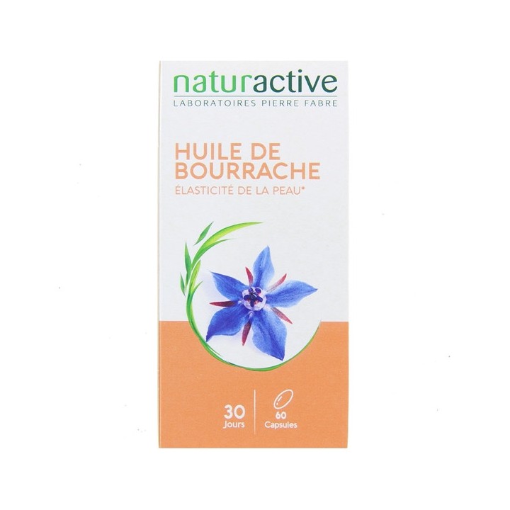 Huile de Bourrache x60 capsules Naturactive - IllicoPharma