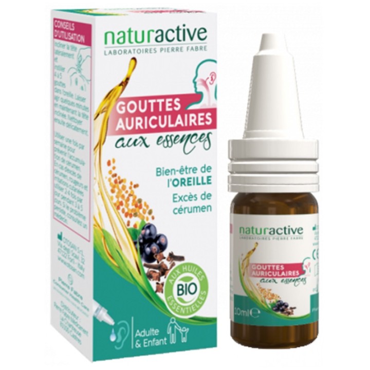Gouttes Auriculaires aux essences 10ml Naturactive - IllicoPharma