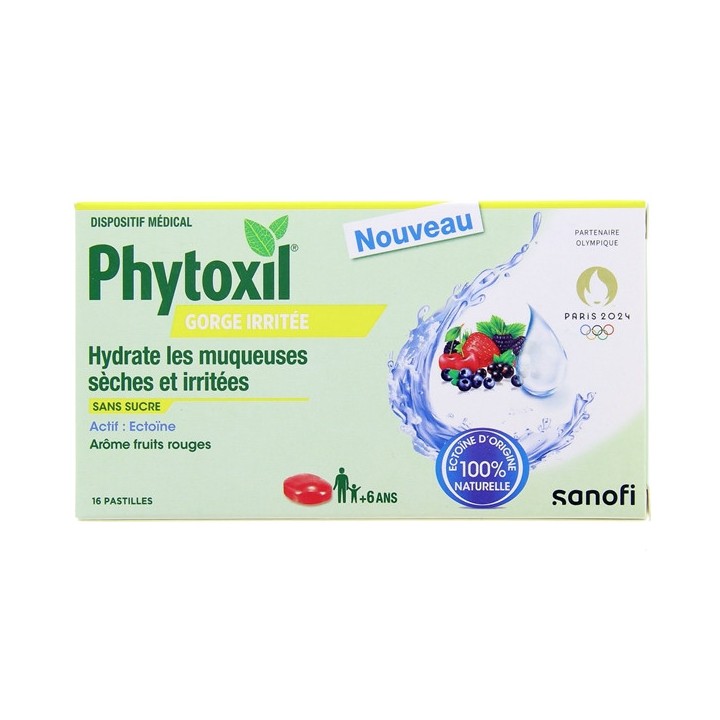 Phytoxil Gorge Irritée Fruits Rouges x16 pastilles - IllicoPharma
