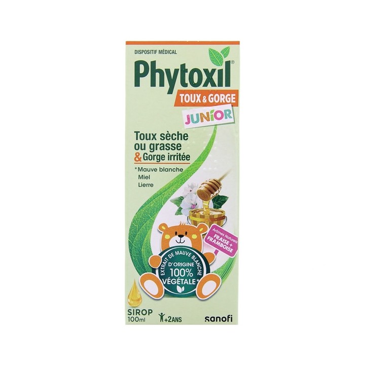 Phytoxil Junior Toux & Gorge Sirop 100ml - En vente chez Illicopharma