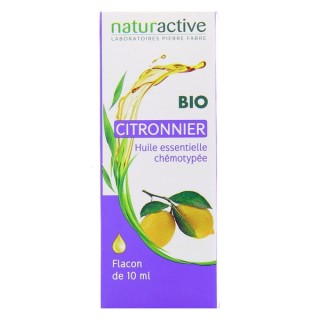 Huile Essentielle Citronnier Bio 10ml Naturactive - IllicoPharma