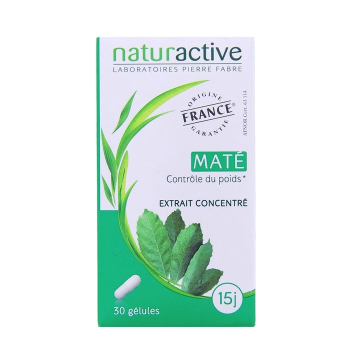 Maté x30 gélules Naturactive - Pharmacie en ligne IllicoPharma