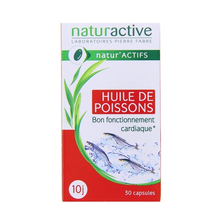Huile de Poissons x30 capsules Naturactive - IllicoPharma