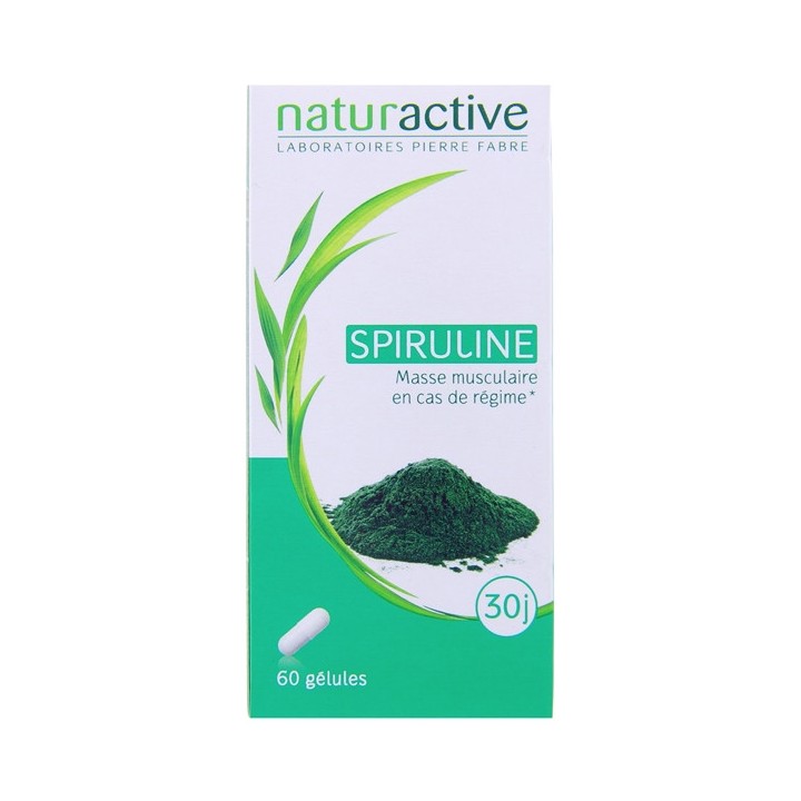 Spiruline x60 gélules Naturactive - Pharmacie en ligne IllicoPharma