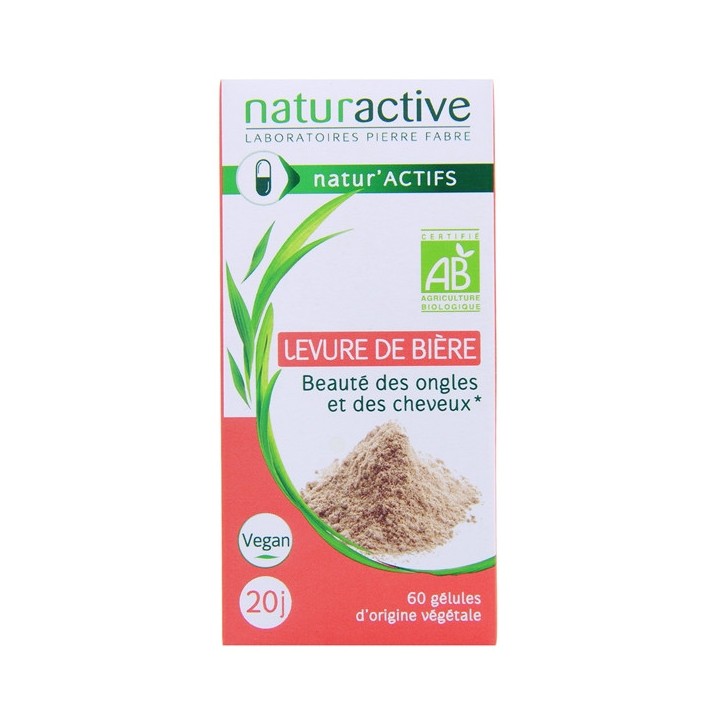Levure de Bière Bio x60 gélules végétales Naturactive - IllicoPharma