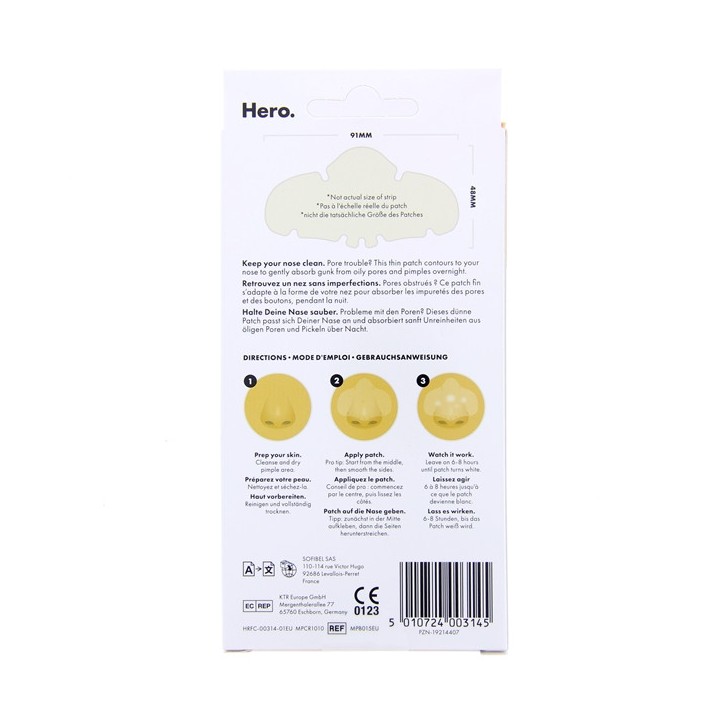 Mighty Patch Nose x10 - Hero Cosmetics - Pharmacie en ligne IllicoPharma