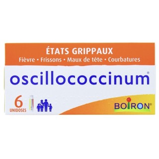Oscillococcinum - 6 unidoses - Boiron - Grippe, Nez et gorge - IllicoPharma