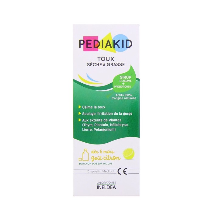 Pediakid Toux Sèche & Grasse 125ml - IllicoPharma