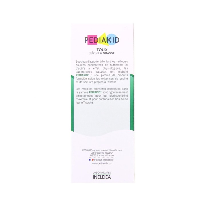 Pediakid Toux Sèche & Grasse 125ml - IllicoPharma