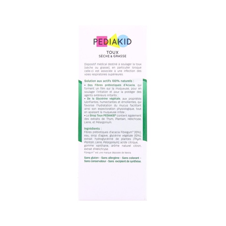 Pediakid Toux Sèche & Grasse 125ml - IllicoPharma