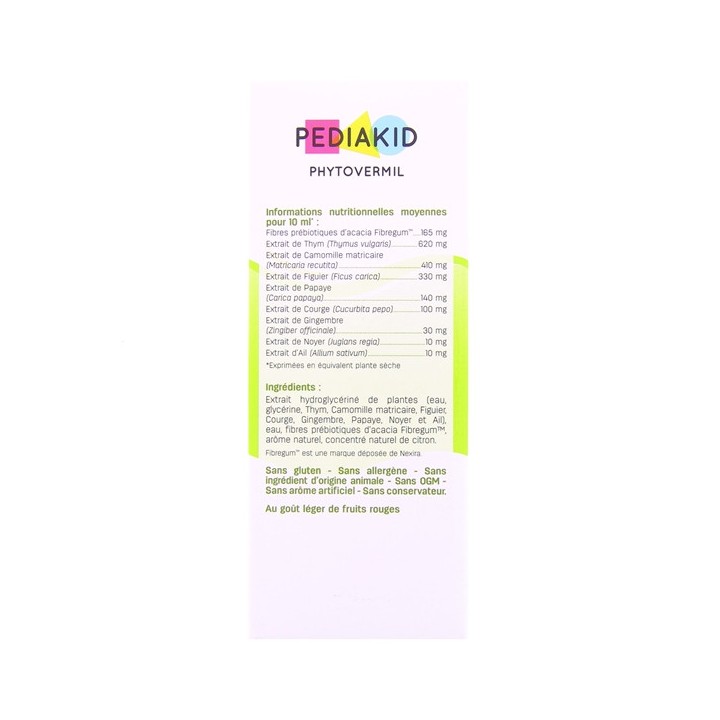 Pediakid Phytovermil 125ml - Pharmacie en ligne IllicoPharma