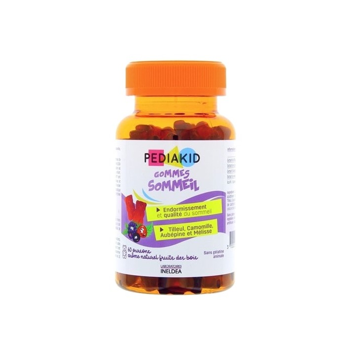Pediakid Gommes Sommeil x60 oursons - IllicoPharma