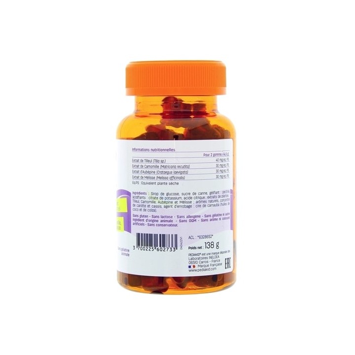 Pediakid Gommes Sommeil x60 oursons - IllicoPharma