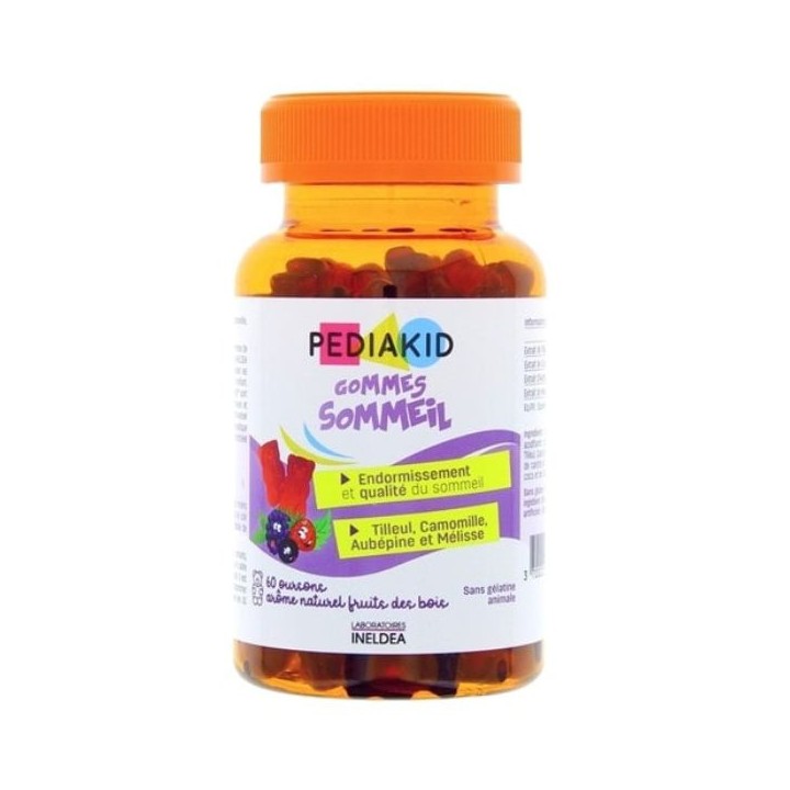 Pediakid Gommes Sommeil x60 oursons - IllicoPharma