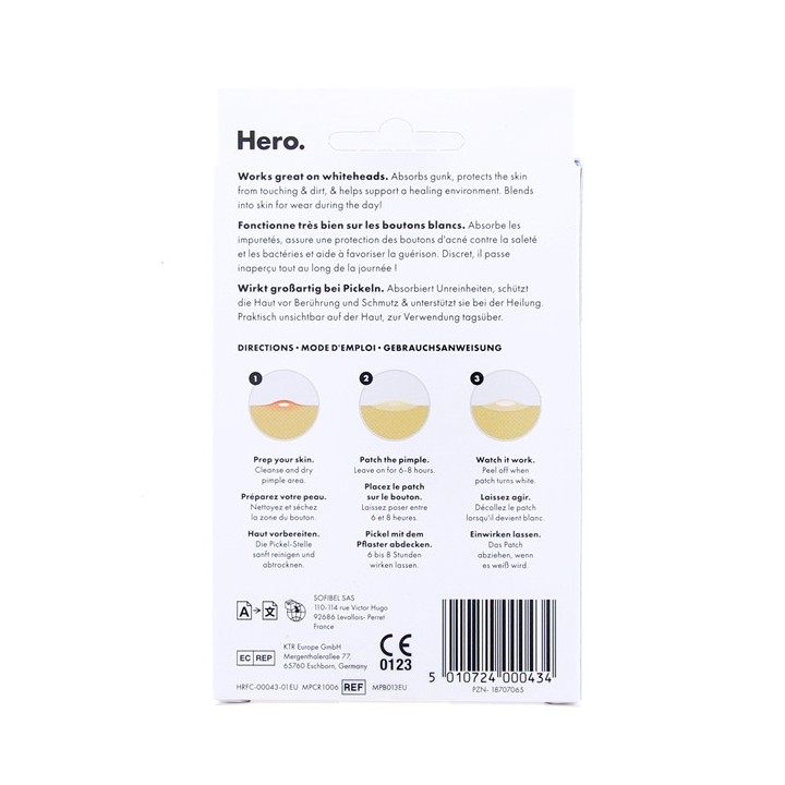 Mighty Patch Invisible+ x24 - Hero Cosmetics - IllicoPharma Pharmacie en ligne