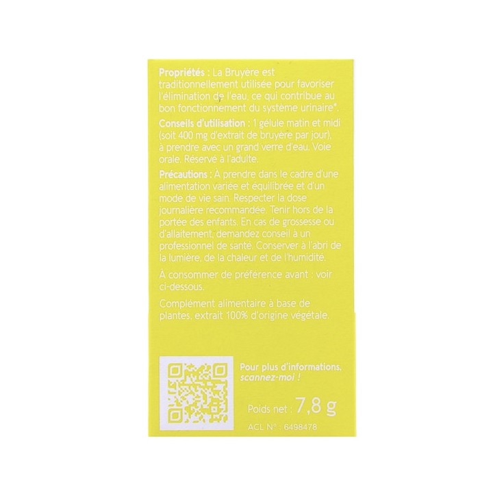 Bruyère x30 gélules Naturactive - Pharmacie en ligne IllicoPharma