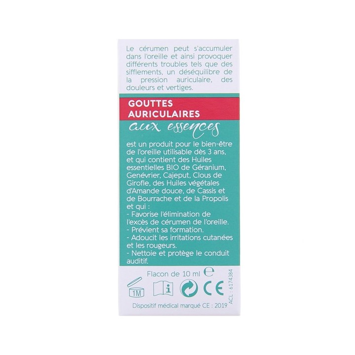 Gouttes Auriculaires aux essences 10ml Naturactive - IllicoPharma