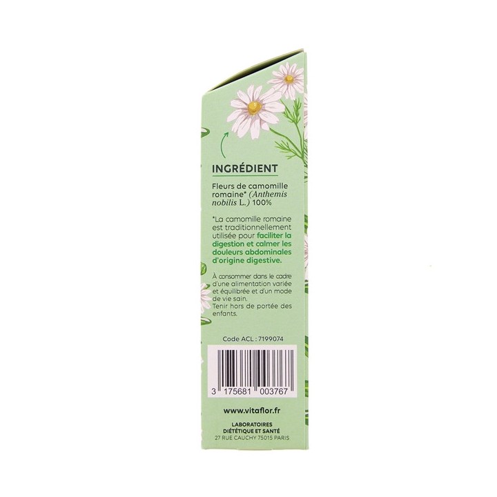 Tisane Camomille Romaine 25g Vitaflor - Digestion, transit - Pharmacie IllicoPharma