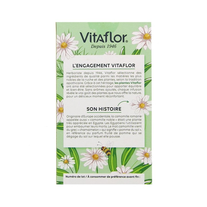 Tisane Camomille Romaine 25g Vitaflor - Digestion, transit - Pharmacie IllicoPharma