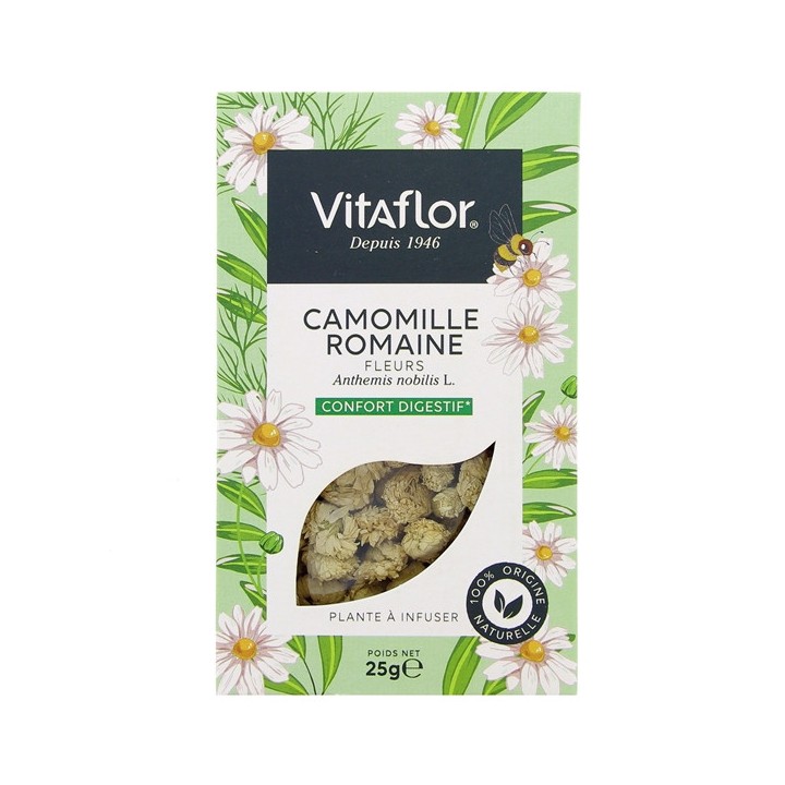 Tisane Camomille Romaine 25g Vitaflor - Digestion, transit - Pharmacie IllicoPharma