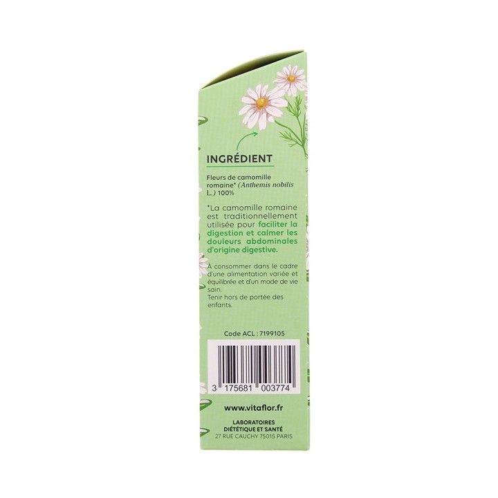 Tisane Camomille romaine 45g Vitaflor - Digestion, transit - Pharmacie IllicoPharma