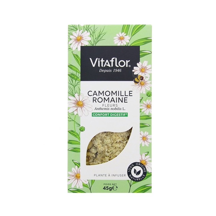 Tisane Camomille romaine 45g Vitaflor - Digestion, transit - Pharmacie IllicoPharma