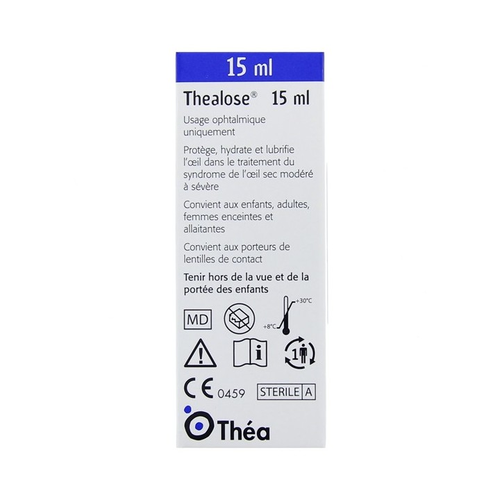 Thealose Solution Ophtalmique 15ml - Théa - Pharmacie en ligne IllicoPharma