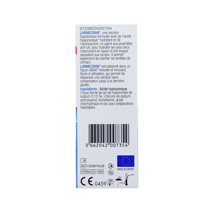Larmecran Confort Oculaire - 10ml - Théa - Vision