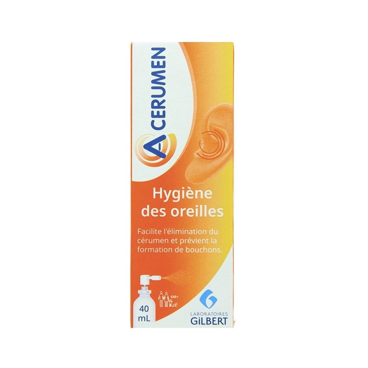 A-Cerumen Hygiène des Oreilles Spray 40ml Grimberg - IllicoPharma
