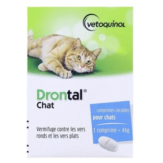 Drontal Chat x4cpr sécables - IllicoPharma