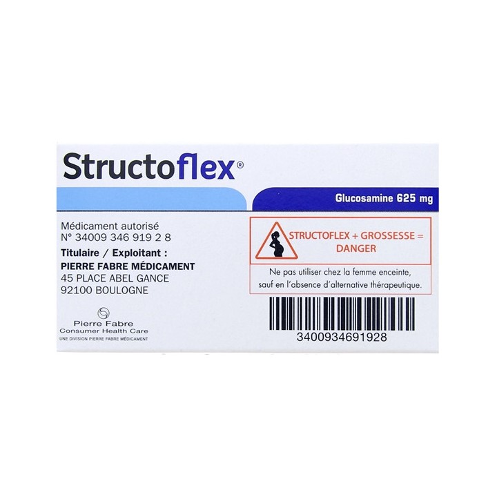 Structoflex 625mg 60gél - Antiinflammatoires & antirhumatismaux - IllicoPharma