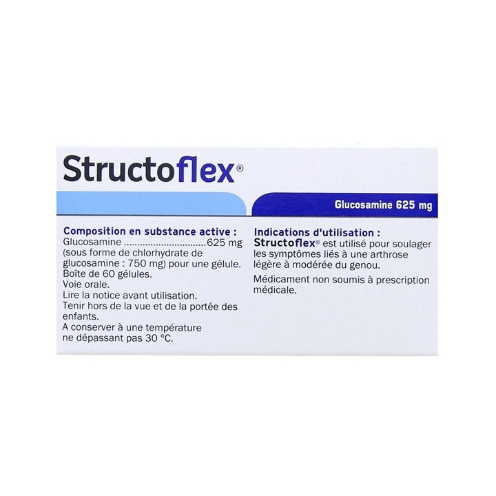 Structoflex 625mg 60gél - Antiinflammatoires & antirhumatismaux - IllicoPharma