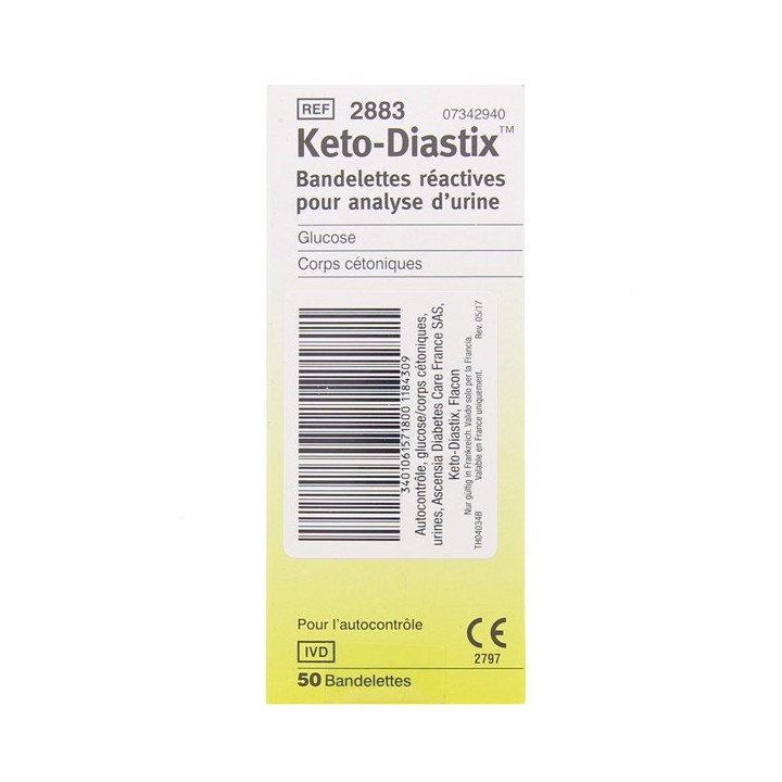 Ketodiastix 50 bandelettes - Bayer - Glycémie et accessoires - IllicoPharma