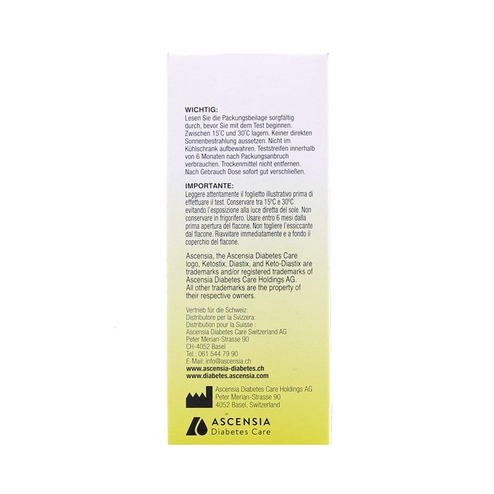 Ketodiastix 50 bandelettes - Bayer - Glycémie et accessoires - IllicoPharma