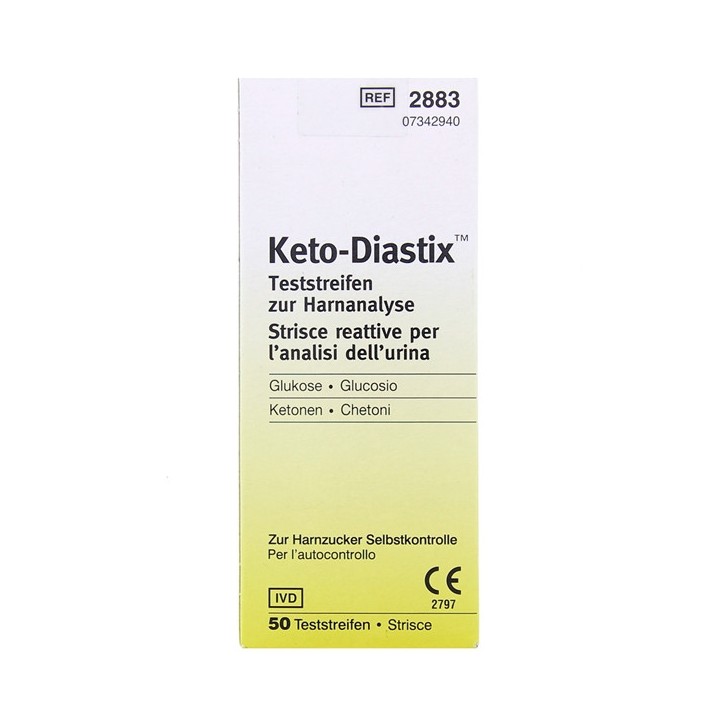 Ketodiastix 50 bandelettes - Bayer - Glycémie et accessoires - IllicoPharma