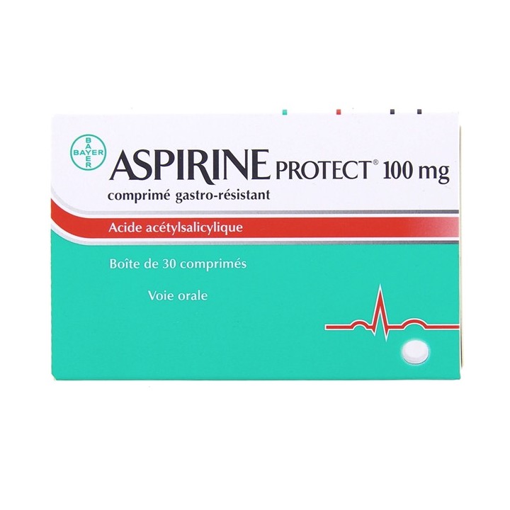 Aspirine Protect 100 mg 30cpr, Aspirine, Pharmacie en ligne IllicoPharma