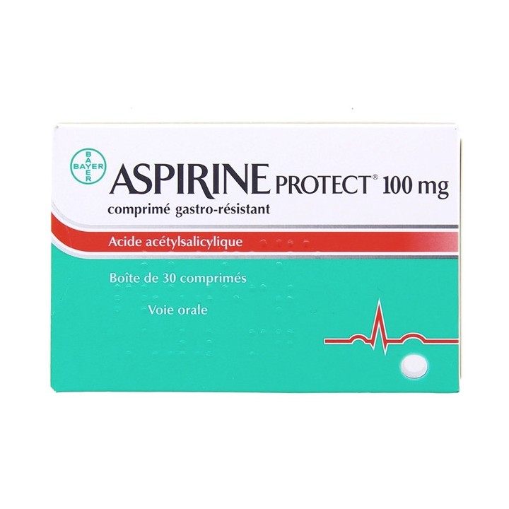 Aspirine Protect 100 mg 30cpr, Aspirine, Pharmacie en ligne IllicoPharma